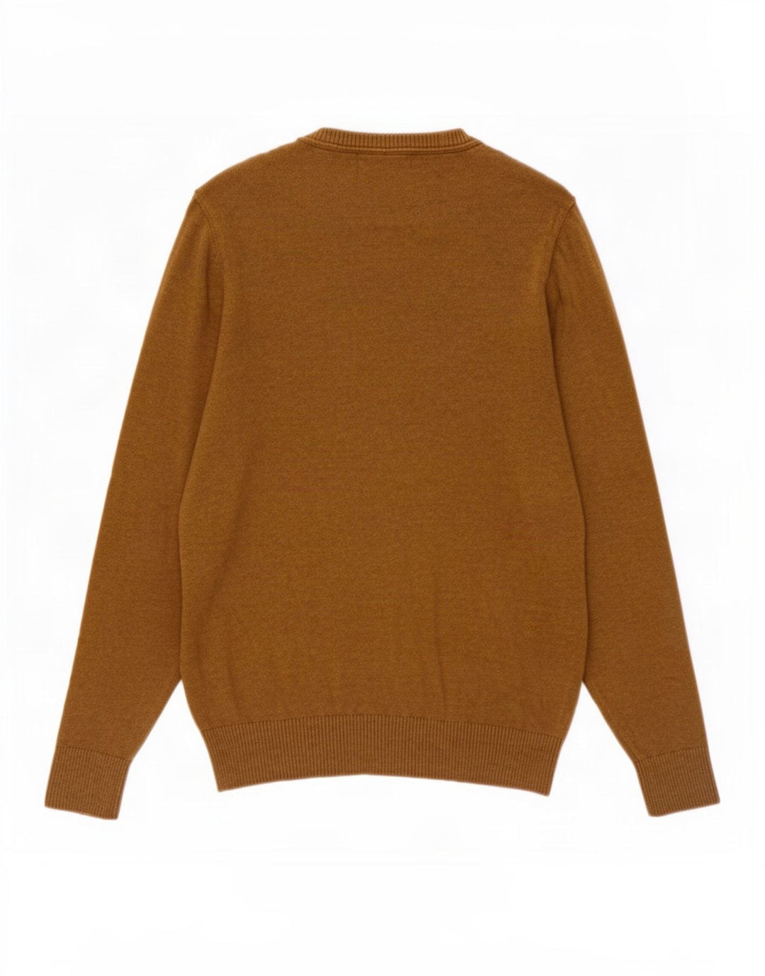 Maglione da uomo con scollo a V Fat Face in cotone marrone medio