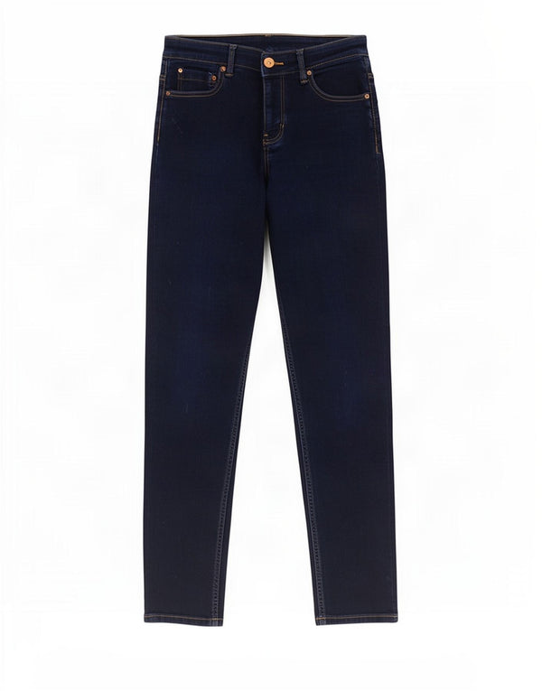 Jeans Marks & Spencer da donna The Lily Slim UK 12 medio W30 L29 blu navy