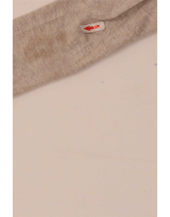 Maglione cardigan aperto a linea lunga da donna Zara UK 8 piccolo Beige