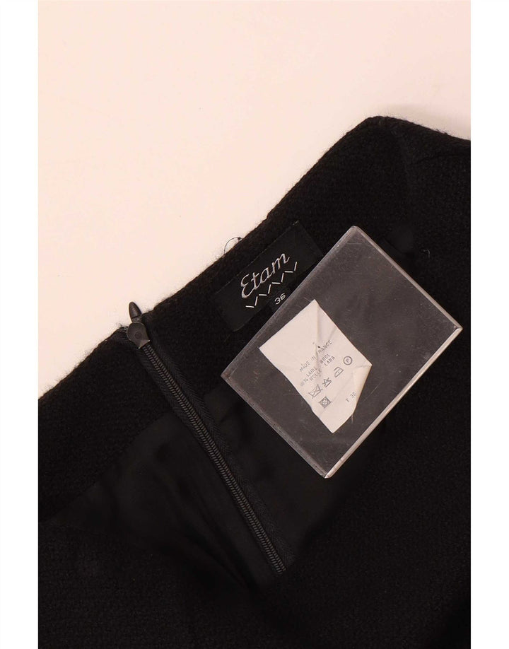 Minigonna Donna Etam IT 36 XS W24 Lana Nera
