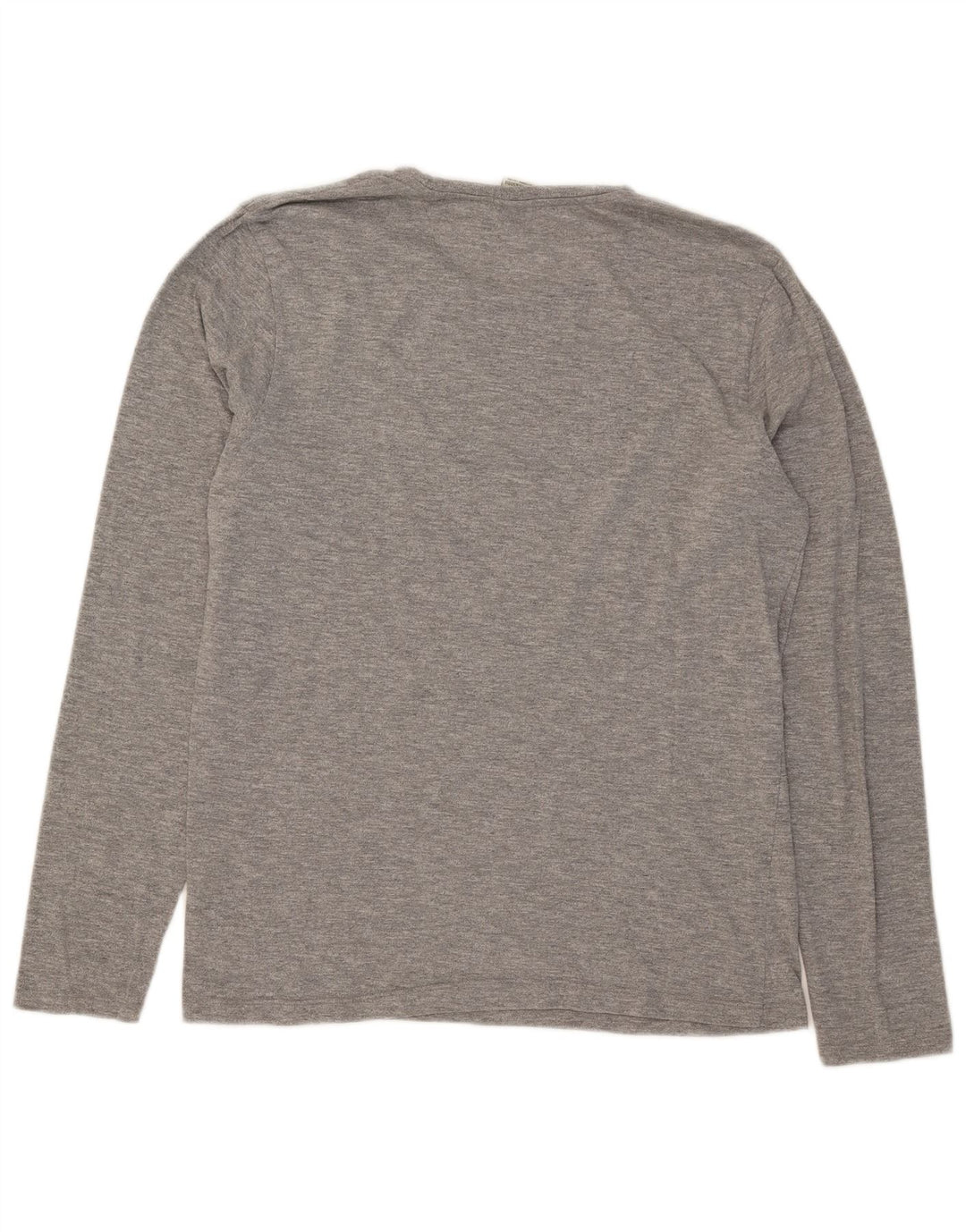 Scotch & Soda Top da uomo a maniche lunghe in cotone grigio grande