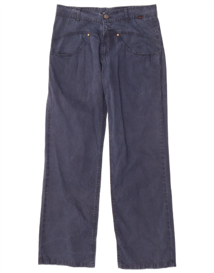 ROBERTO CAVALLI Pantaloni casual dritti da uomo Devils piccoli W29 L30 blu