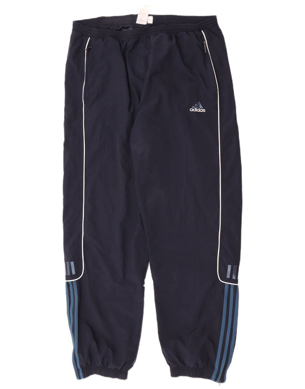 Pantaloni da tuta Adidas Uomo Joggers IT 46/48 XL Blu Navy Poliestere