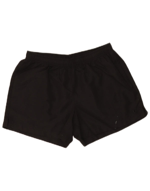 Pantaloncini sportivi Champion da donna UK 14 Large Nero Poliestere