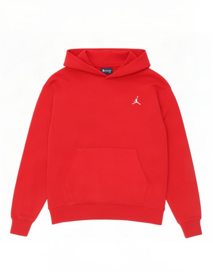 Felpa con cappuccio da uomo Jordan Small in cotone rosso