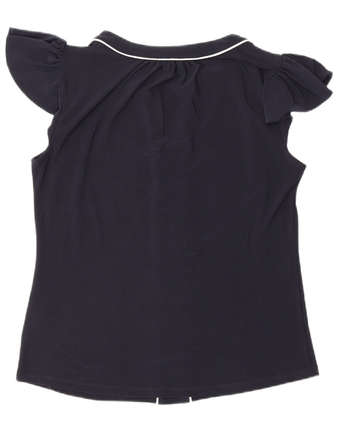 TOMMY HILFIGER Camicetta da donna Top UK 14 Poliestere blu navy medio