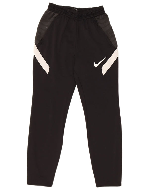 Pantaloni da tuta Nike da bambino Dri Fit 12-13 anni Large Black Colourblock