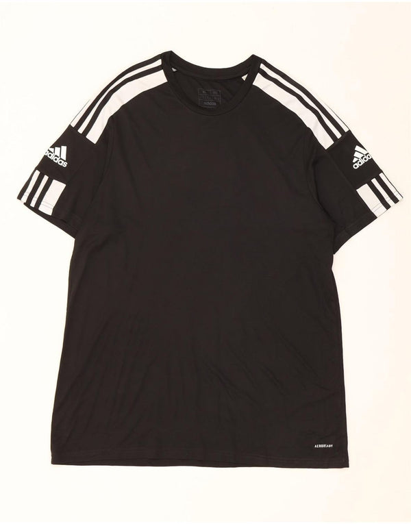 T-shirt Adidas Aeroready da uomo slim fit Top XL color block nero