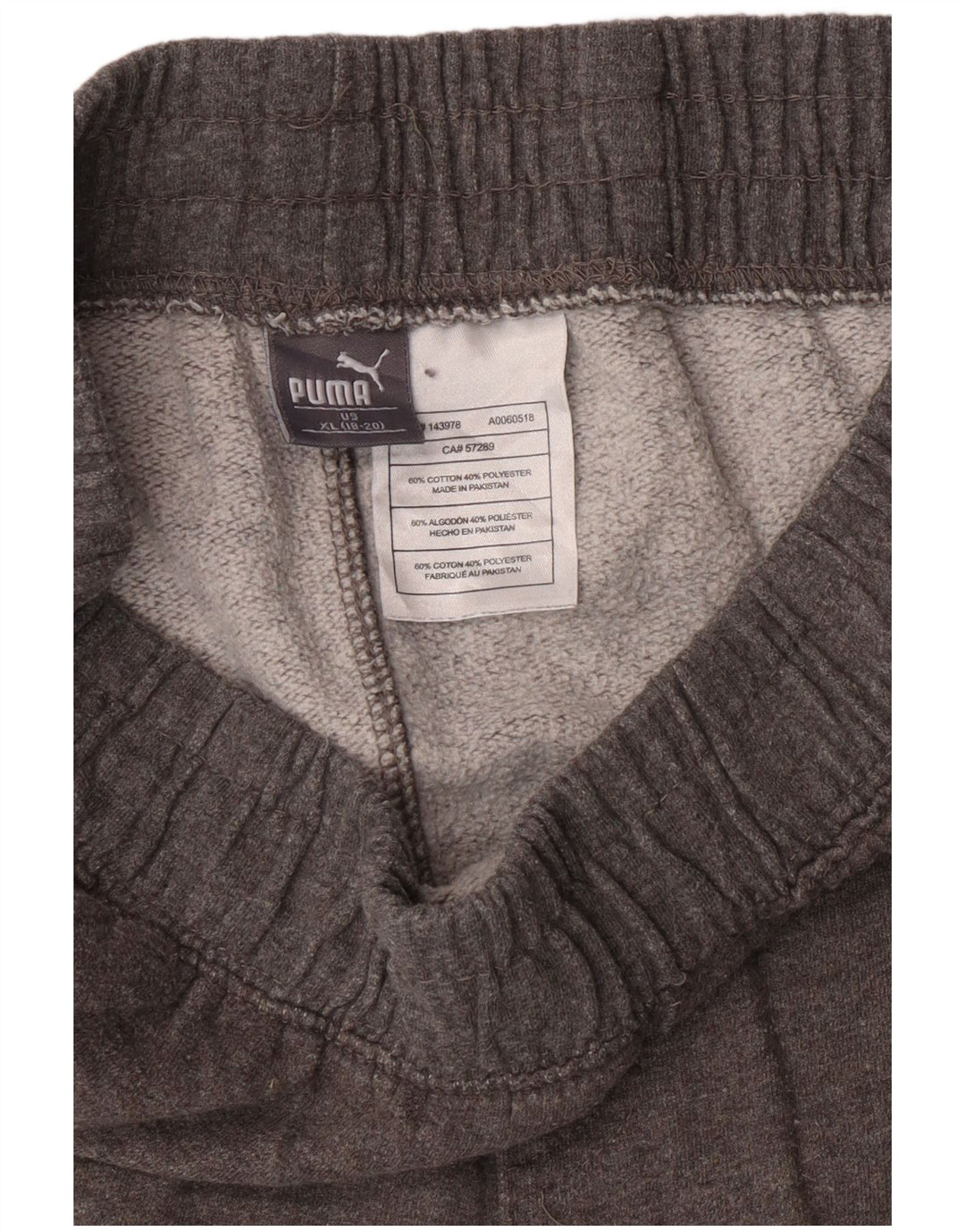 Pantaloni da tuta grafica da ragazzo Puma Joggers 15-16 anni XL Cotone grigio