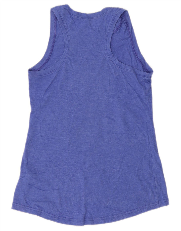 Canotta REEBOK da donna UK 8 Small Blu Poliestere