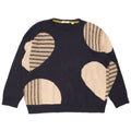Maglione maglione girocollo da donna White Stuff UK 16 grande blu navy