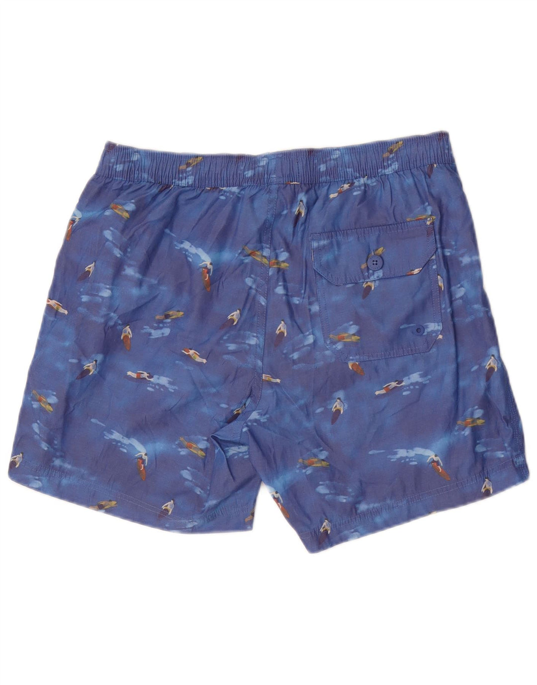 Pantaloncini da bagno grafici da uomo Fat Face Poliestere blu medio