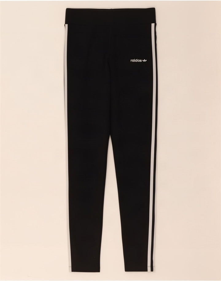 Leggings Adidas da donna UK 12 medio nero cotone