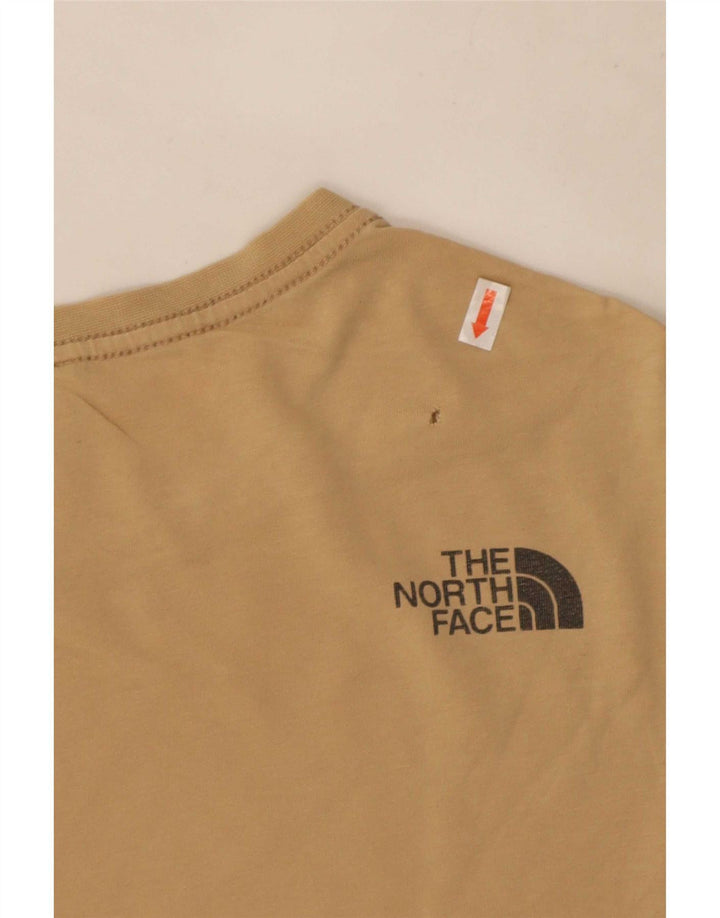 T-shirt grafica da uomo The North Face Top in cotone beige medio