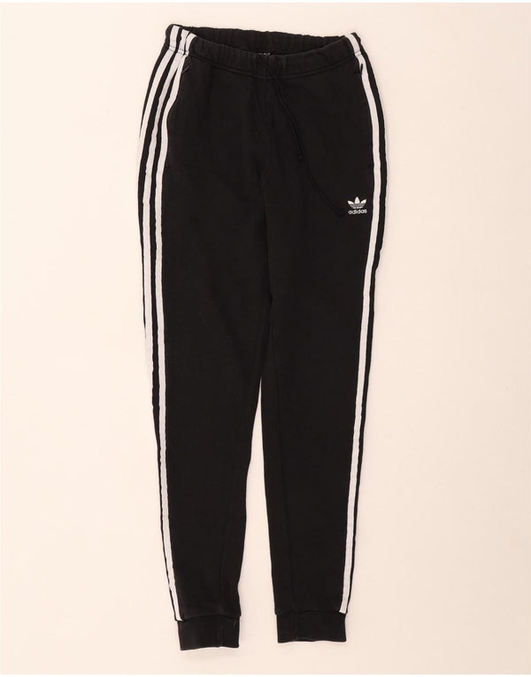 Pantaloni da tuta da donna Adidas Joggers UK 10 Small Black Cotton