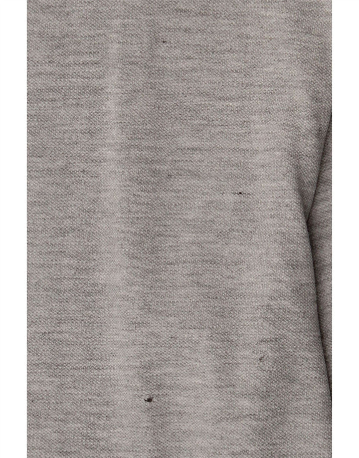 FILA Mens Long Sleeve Polo Shirt IT 50 Medium Grey Vintage Fila and Second-Hand Fila from Messina Hembry 