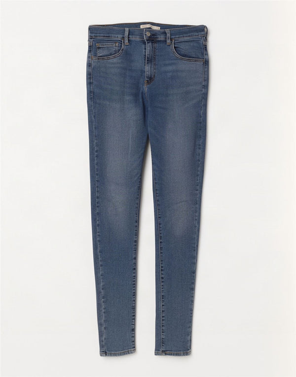 Jeans Levi's da donna 720 super skinny a vita alta W31 L32 cotone blu