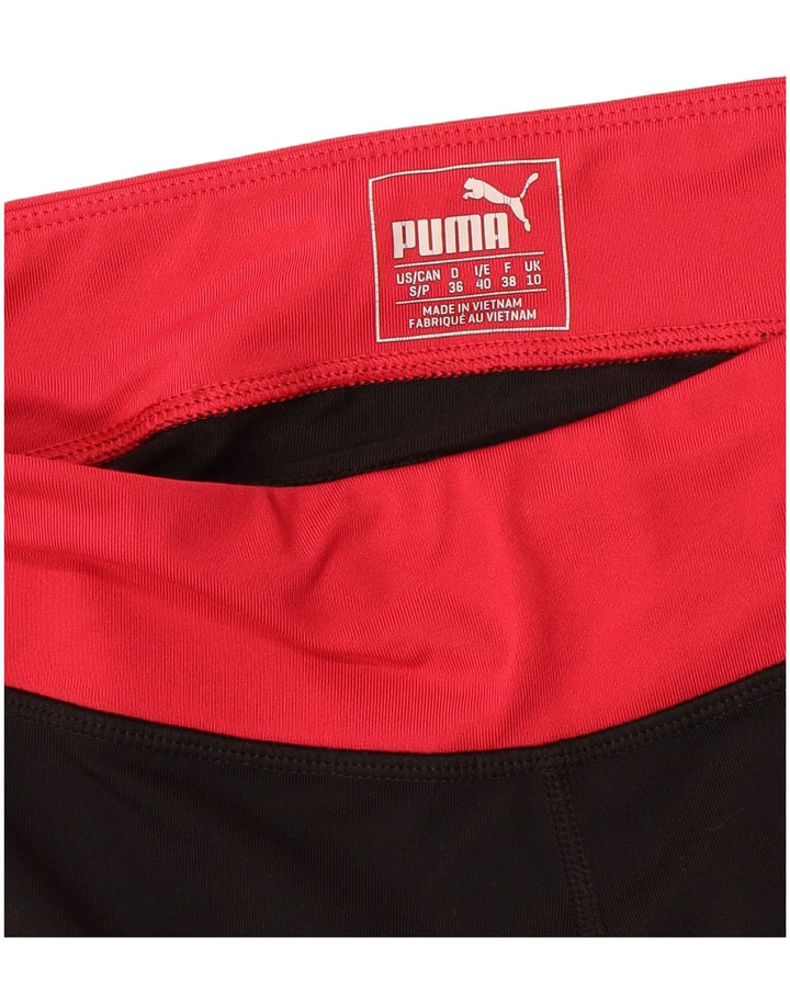 Leggings Puma da donna UK 10 Small Black Colourblock