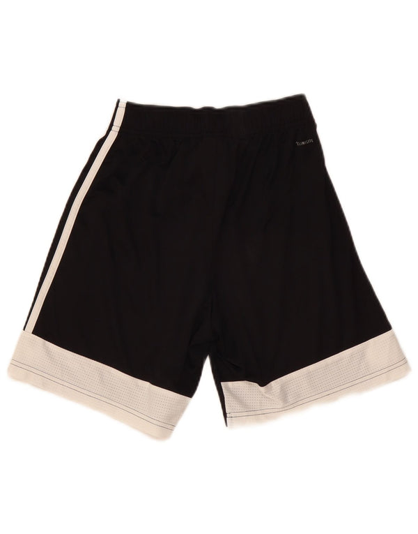 Pantaloncini sportivi Adidas Climalite da uomo XS Sport in poliestere a strisce neri