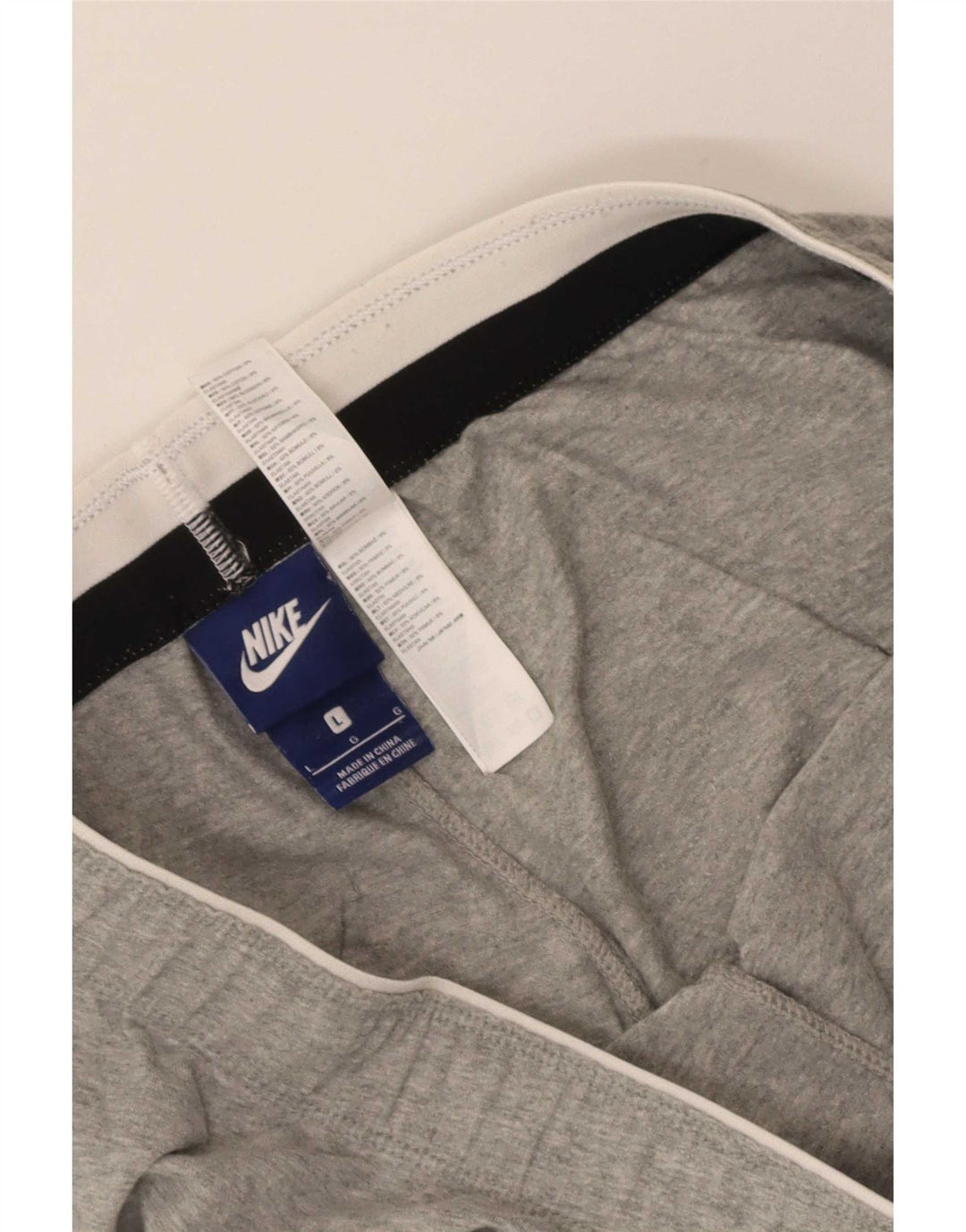 Leggings grafici da donna Nike UK 14 grande cotone chiazzato grigio