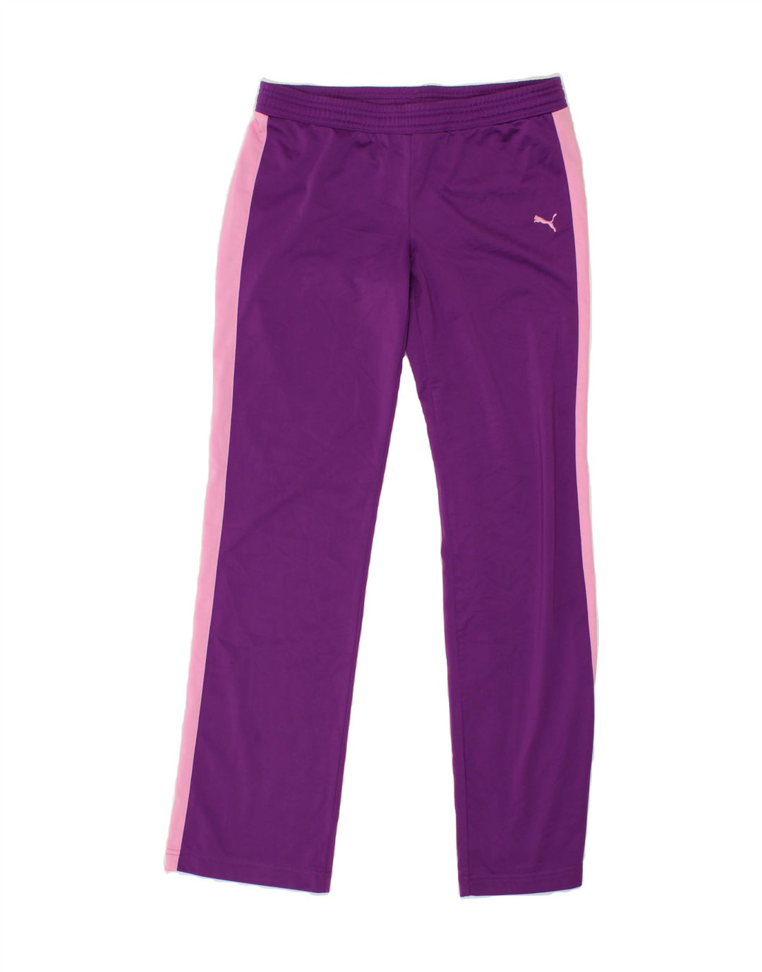 PUMA Womens Tracksuit Trousers UK 10 Small  Purple Colourblock Polyester Vintage Puma and Second-Hand Puma from Messina Hembry 