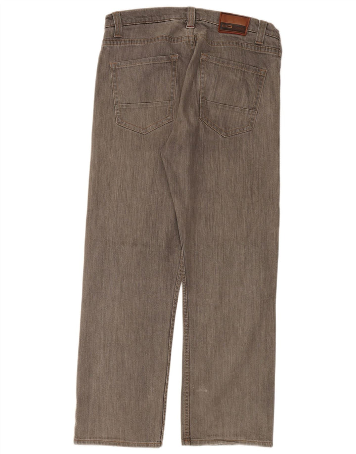 Jeans dritti Marks & Spencer da uomo blu Harbour W34 L29 cotone grigio