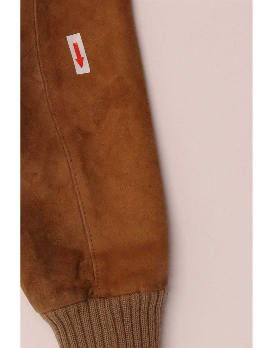 Giacca bomber scamosciata da uomo vintage IT 48 Beige medio