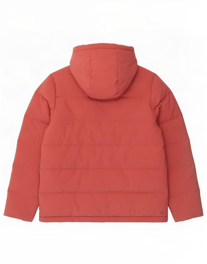 Giacca imbottita con cappuccio da donna Adidas UK 12/14 Poliestere rosa medio
