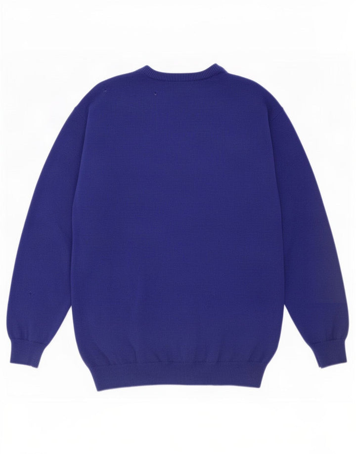 Marks & Spencer Maglione da uomo con scollo a barchetta St. Michael grande blu