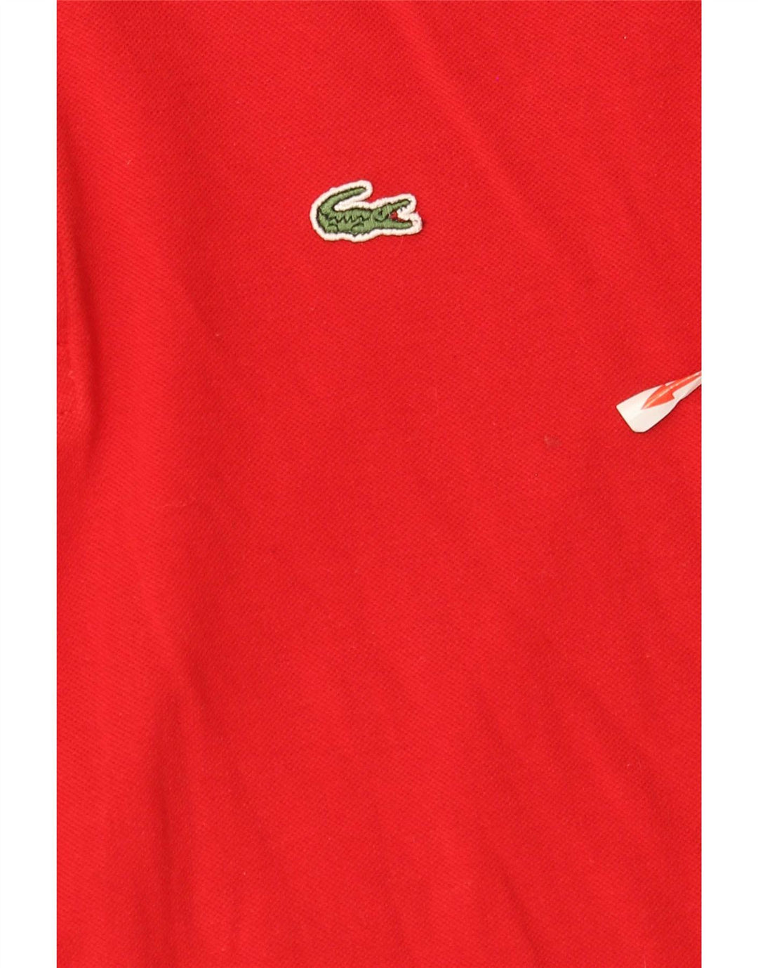 Polo da uomo a maniche lunghe Lacoste taglia 3 piccola in cotone rosso