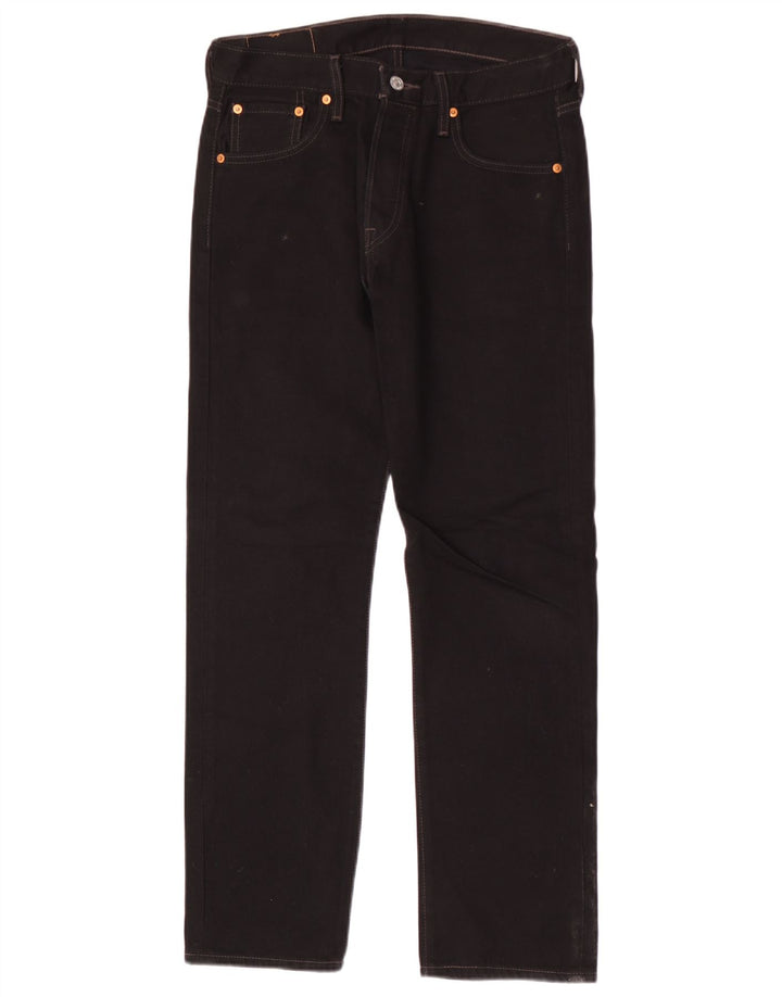 Levi's Uomo 501 Jeans dritti W30 L30 Cotone Nero