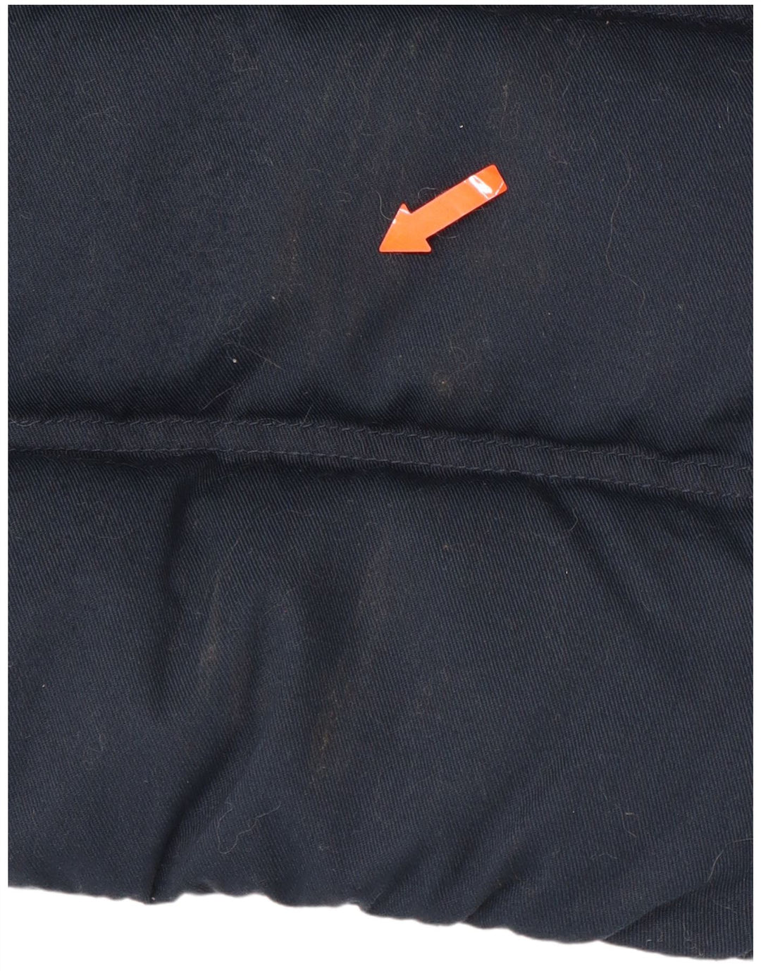 JACK WILLS Gilet imbottito con cappuccio da donna UK 8 Small Poliestere blu navy