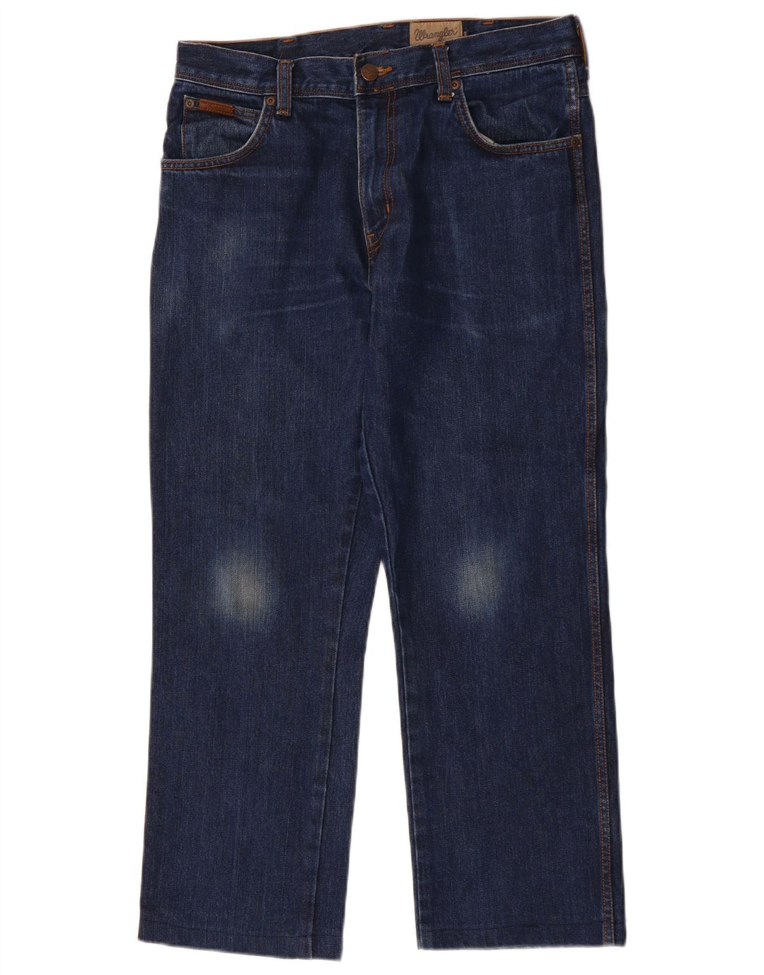 Jeans dritti da uomo Wrangler Texas W32 L27 cotone blu