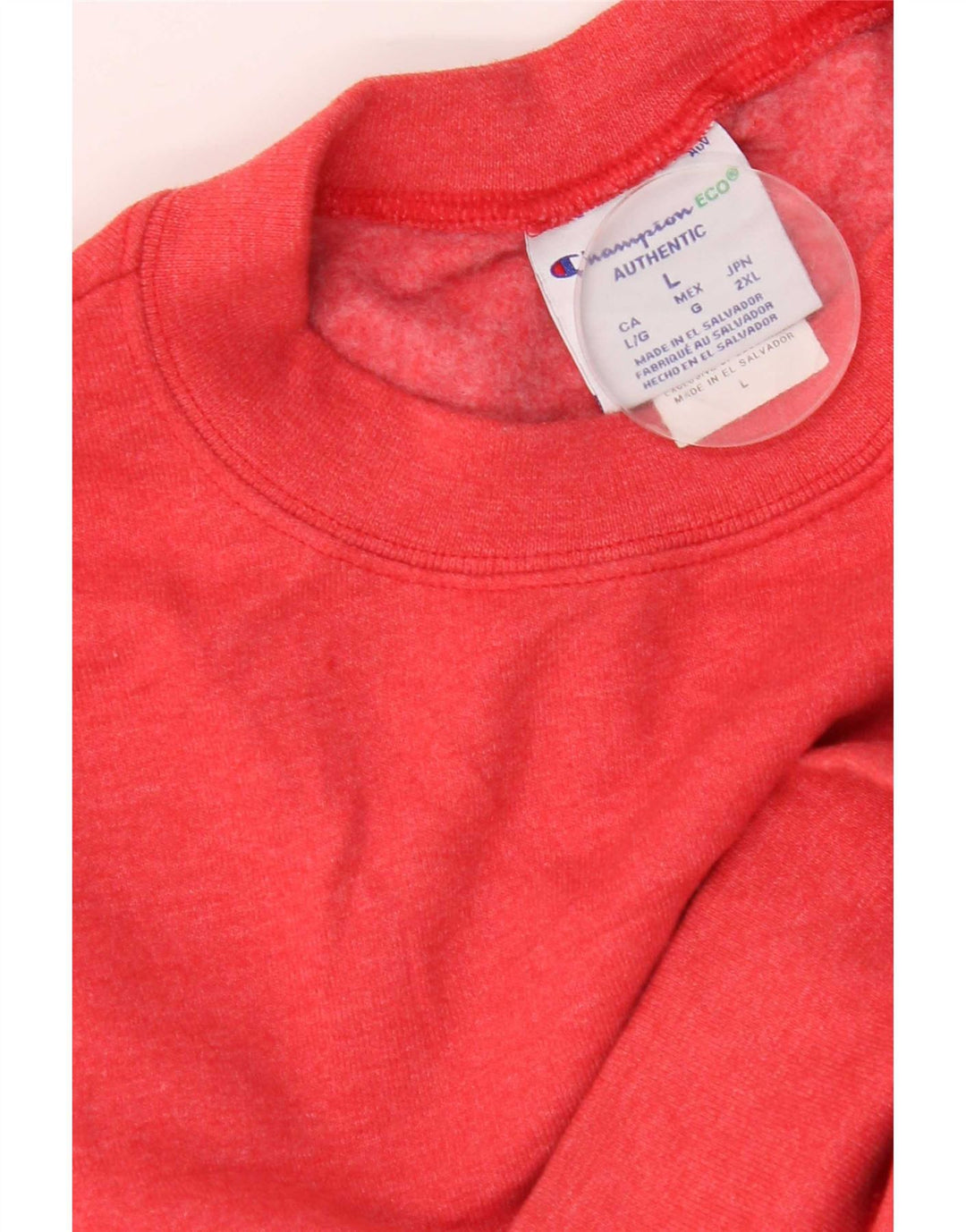 Felpa grafica da uomo Champion Felpa grande in cotone rosso