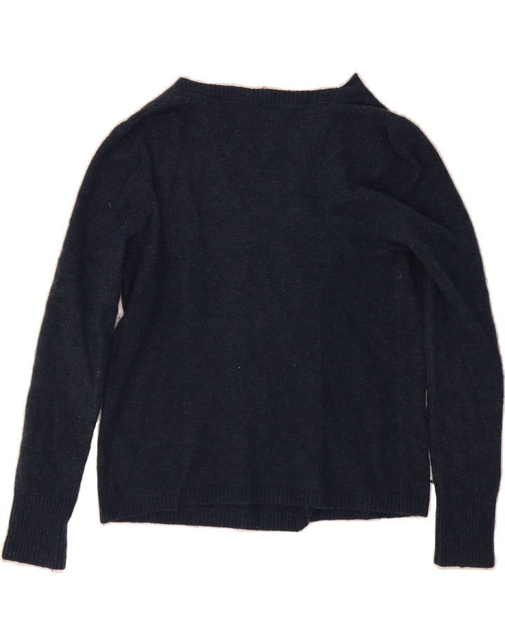 WHITE STUFF Womens Open Cardigan Sweater UK 12 Medium  Black Nylon Vintage White Stuff and Second-Hand White Stuff from Messina Hembry 