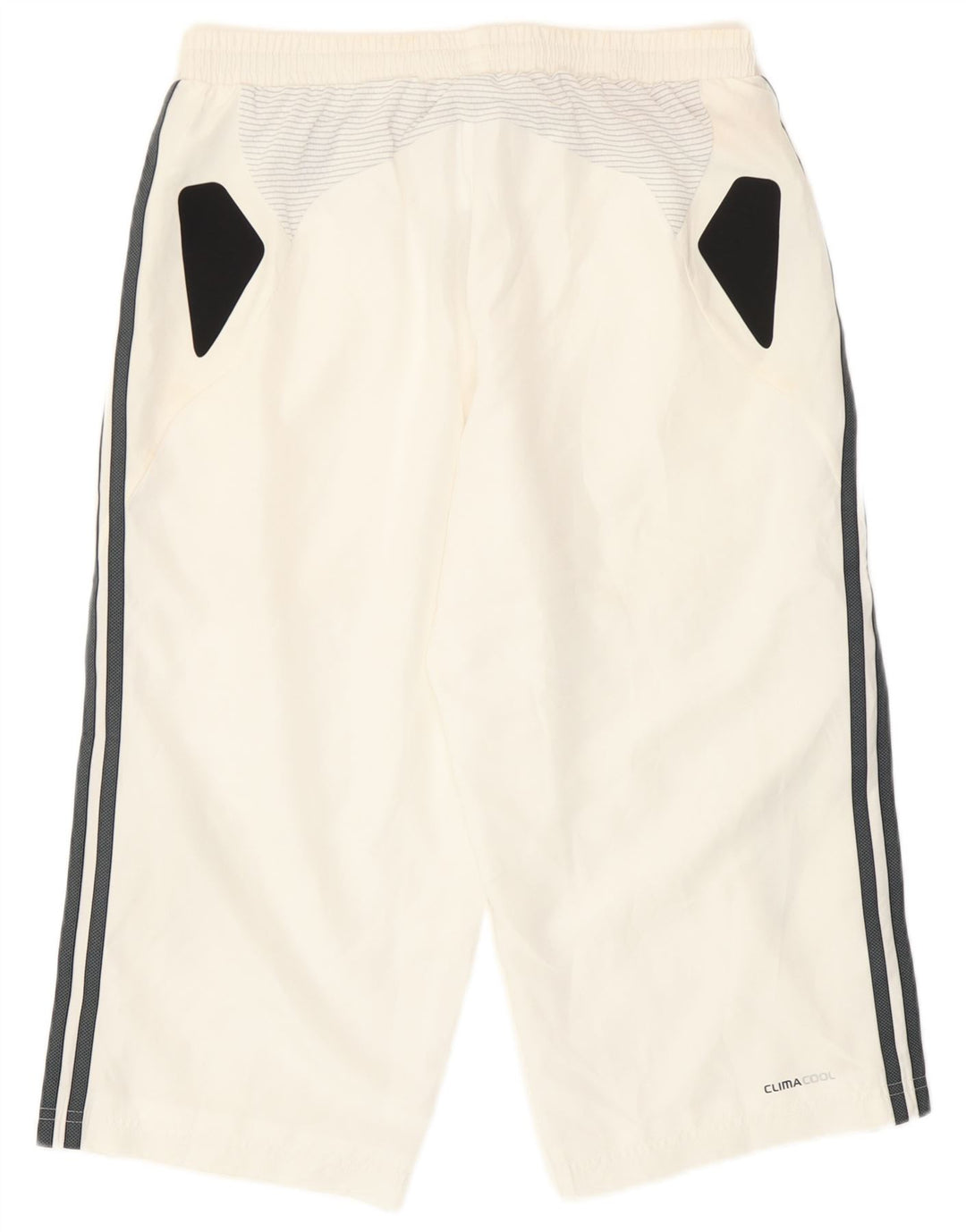 Pantaloncini sportivi Adidas Climacool Bermuda da uomo piccoli sportivi in poliestere bianco
