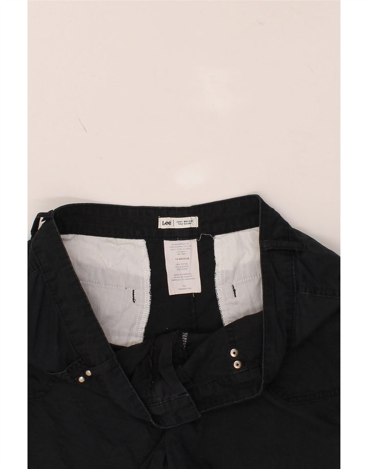 LEE Womens Casual Shorts US 14 XL W36  Black Cotton Vintage Lee and Second-Hand Lee from Messina Hembry 