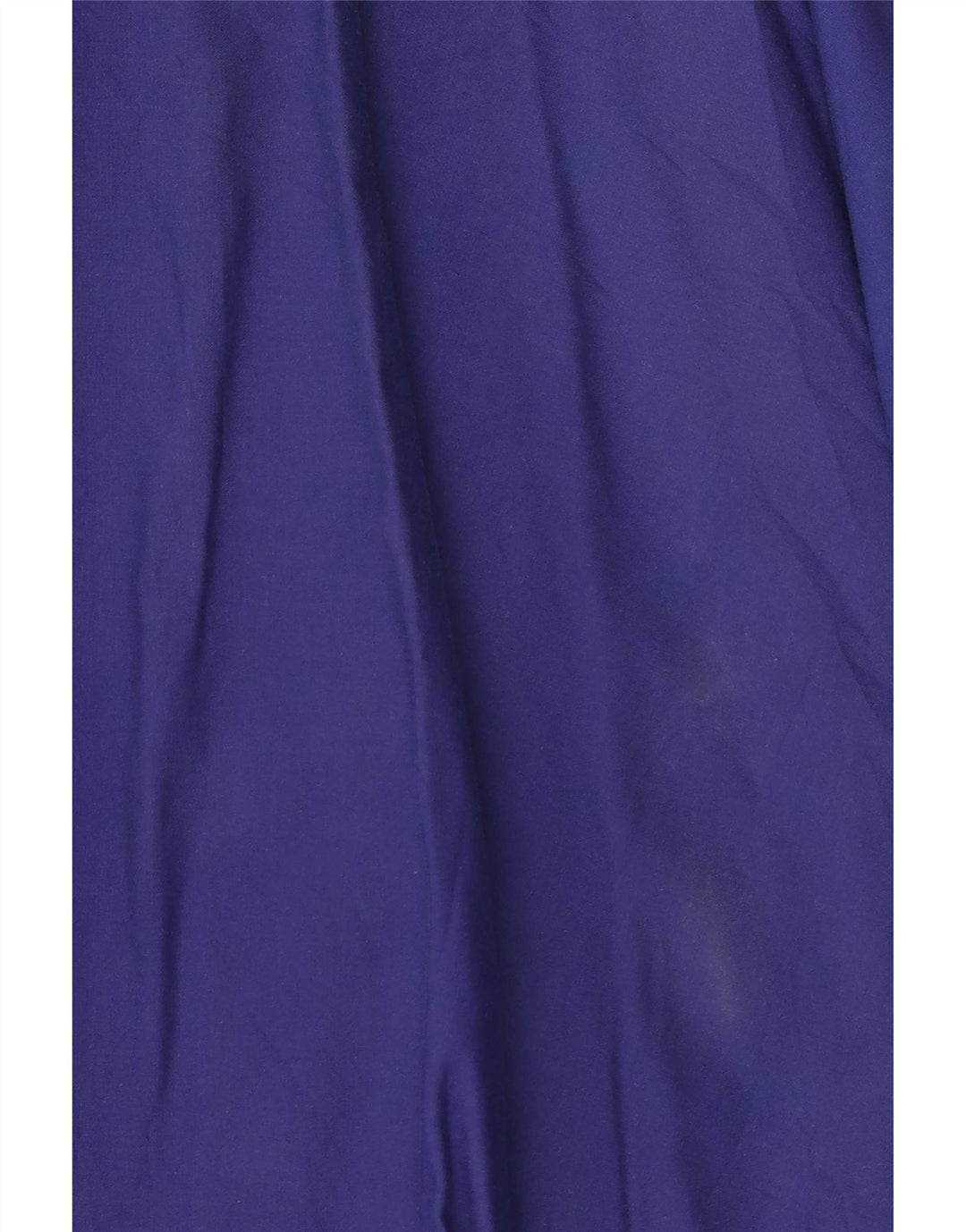 Gonna svasata da donna vintage IT 44 media L28 cotone blu
