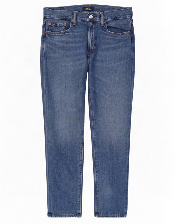 Polo Ralph Lauren Womens Tapered Jeans W26 L27 Blue Cotton