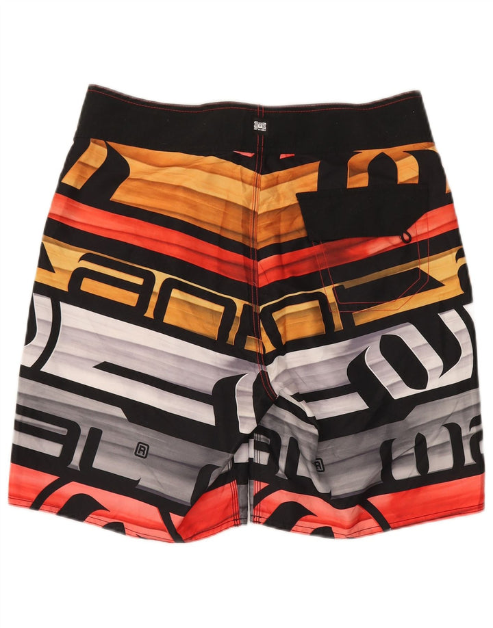ANIMAL Pantaloncini da bagno grafici da uomo Grandi in poliestere a righe multicolori