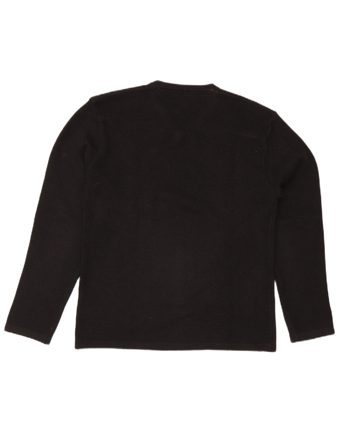 Sixty Maglione da uomo con scollo a V grande acrilico nero