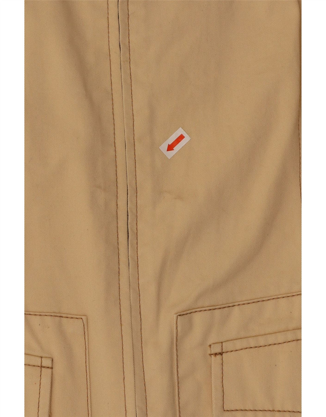 Giacca Utility Donna BENETTON IT 42 Cotone Beige Medio