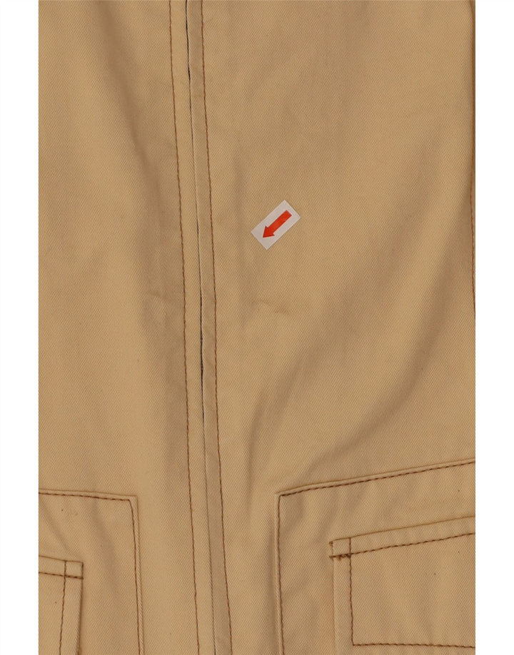 Giacca Utility Donna BENETTON IT 42 Cotone Beige Medio