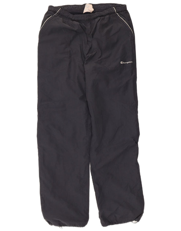 Pantaloni da tuta da uomo Champion, pantaloni da jogging, grandi, in poliestere blu navy
