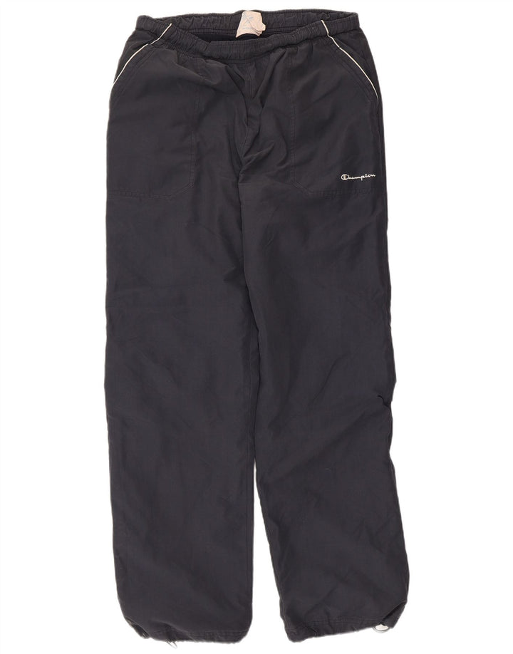Pantaloni da tuta da uomo Champion, pantaloni da jogging, grandi, in poliestere blu navy