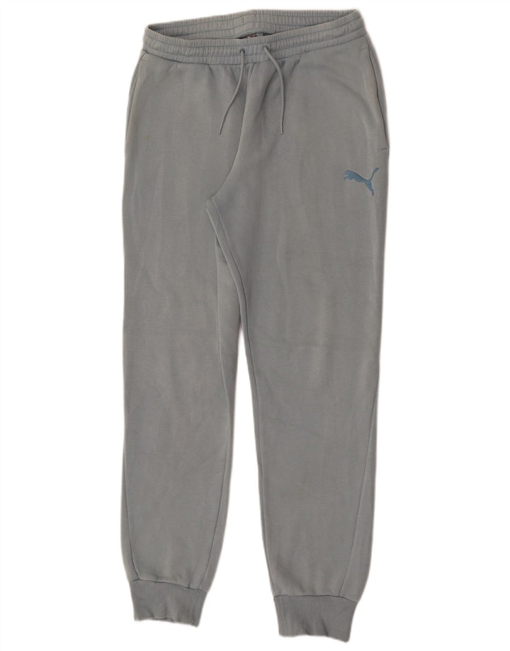 Pantaloni da tuta da donna Puma Joggers UK 14 Cotone blu medio