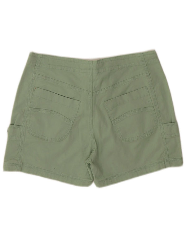 Pantaloncini cargo da donna Weird Fish UK 8 piccoli W32 cotone verde