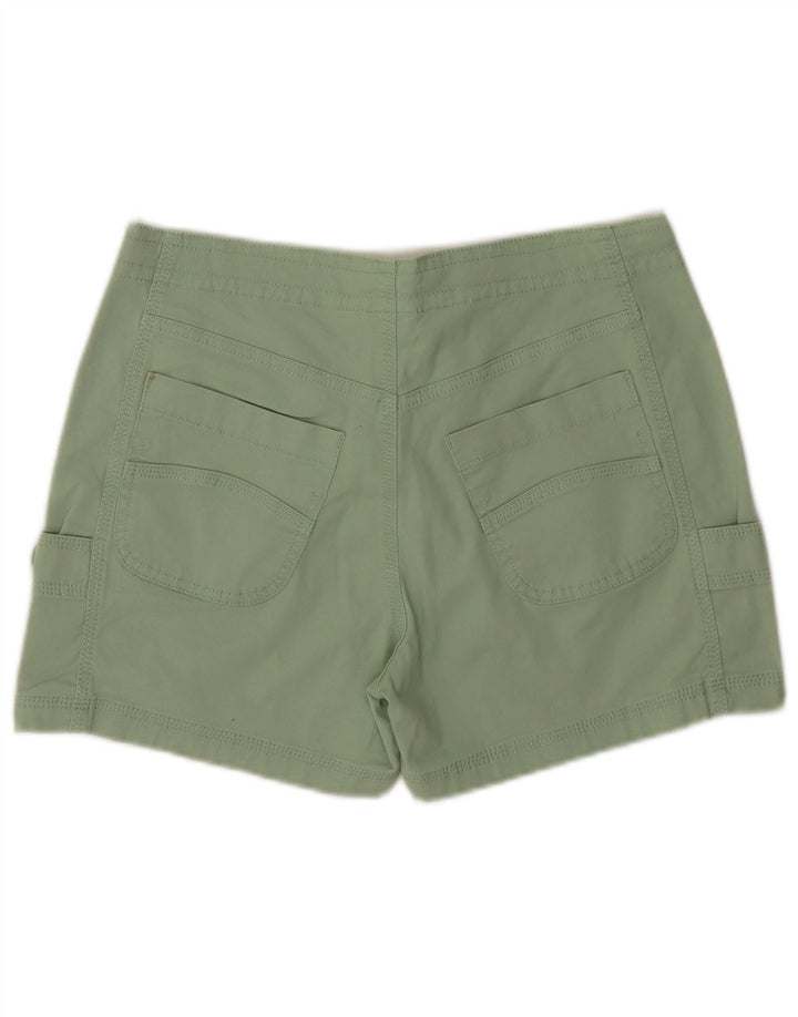 Pantaloncini cargo da donna Weird Fish UK 8 piccoli W32 cotone verde