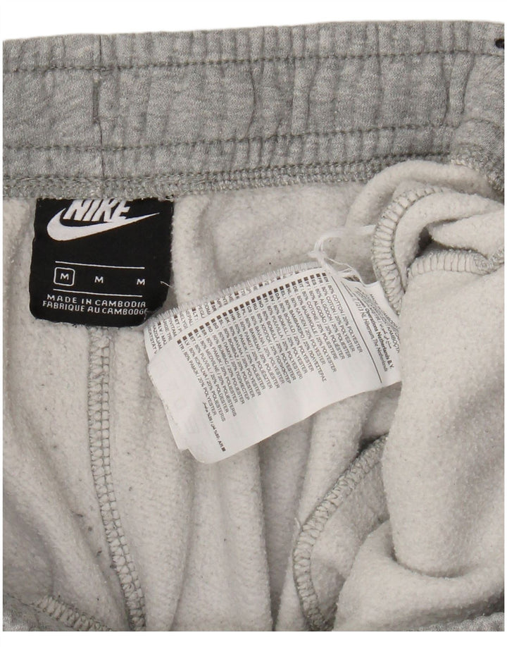 NIKE Mens Crop Tracksuit Trousers Joggers Medium  Grey Cotton