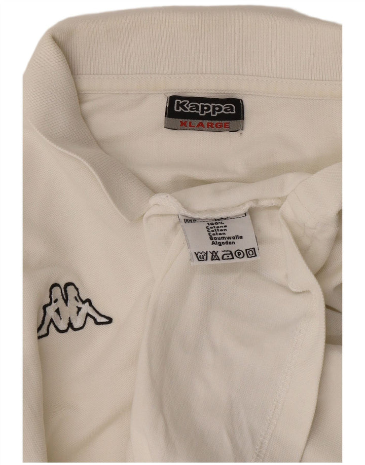 Polo Kappa Uomo XL Cotone Bianco
